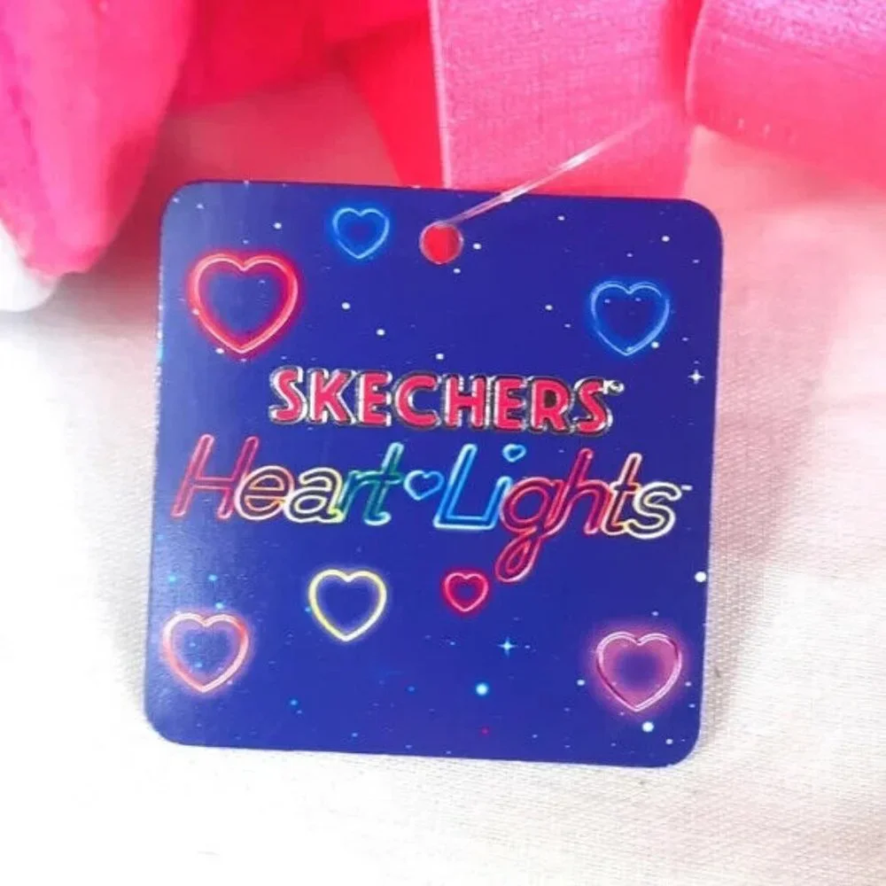 Skechers Heart Lights Sandals Tie Dye Toddler Size 5 Light Up NEW with Tags